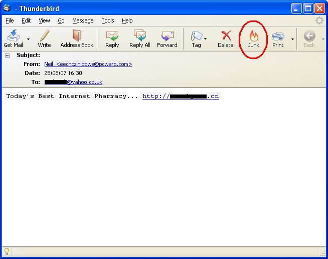 Thunderbird Spam Filter Junk Button